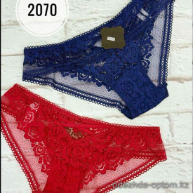 b5-2070-2 COEUR JOIE Трусики женские кружевные слипы, M-XL, 1 пачка (6 шт)