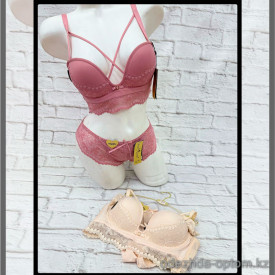 b5-7889 Blue Rose Комплект нижнего кружевного белья: бюстгальтер на тонком поролоне и трусики, чашка C, 1 пачка (6 шт)