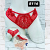 b5-b116 Трусики женские гипюровые, M-XL, 1 пачка (6 шт)