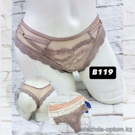 b5-b119 Женский трусики кружевные, M-XL, 1 пачка (6 шт)