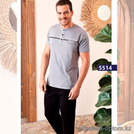 e1-5514 Комплект мужской домашней одежды, S-XL, cotton, 1 пачка (4 шт)