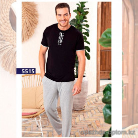 e1-5515 Комплект мужской домашней одежды, S-XL, cotton, 1 пачка (4 шт)