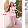 e1-6312-1 Комплект детской домашней одежды для девочки, 5-12 лет, хлопок, 1 пачка (4 шт)