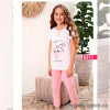 e1-6317-1 Комплект детской домашней одежды для девочки, 5-12 лет, хлопок, 1 пачка (4 шт)