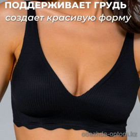 d7-069 Топ женский в рубчик, M-XL, 1 пачка (3 шт)