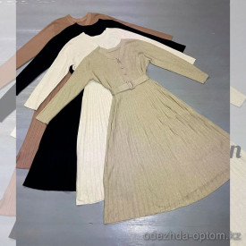 w25-0576 Платье женское с плиссированной юбкой, стандарт, 1 шт