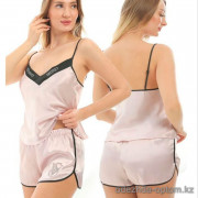 b4-0024 Комплект женской шелковой пижамы, 36-42, 1 пачка (4 шт)