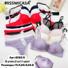 b6-0888 Miss Wicasa Комплект кружевного нижнего белья: бюстгальтер на среднем поролоне и трусики, чашка B, 1 пачка (3 шт)