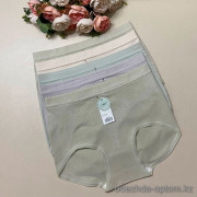 d7-218-1 Трусики женские на высокой посадке, стандарт (48-50), 1 пачка (10 шт)