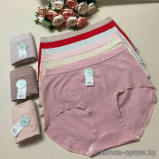 d7-2278 Трусики женские на высокой посадке, стандарт (54-56), 1 пачка (10 шт)