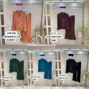 b15-815 Комплект женской пижамы: рубашка и штаны, стандарт (M), 1 пачка (2 шт)