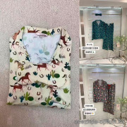 b15-815-1 Комплект женской пижамы: рубашка и штаны, стандарт (M), 1 пачка (2 шт)