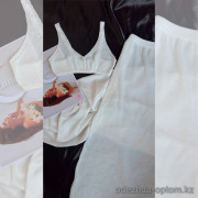 b15-0115-1 Пляжный женский костюм: топ и юбка, S-L, 1 пачка (3 шт)