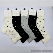 n4-0666 Носки женские высокие, 36-40, 1 пачка (10 пар)