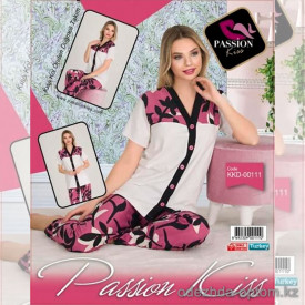 e1-kkd-00111 Passion kiss Комплект женской домашней одежды двойка, S-XL, cotton, 1 пачка (2 шт)