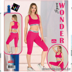 e1-spr0106 Miss WONDER Life Комплект женский спортивный двойка, S-XL, cotton, 1 пачка (2 шт)