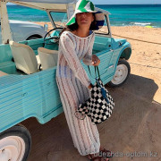 b15-463 Пляжное женское платье длинное, S-L, 1 пачка (3 шт)