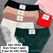 b6-2545 Lavolle Трусики женские кружевные, XL-3XL, 1 пачка (12 шт)