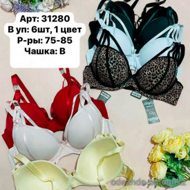 b6-31280-1 Biweier Бюстгальтер на тонком поролоне, чашка B, 1 пачка (6 шт)