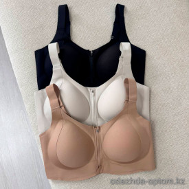 b15-39 Топ женский с поролоном, большие размеры, 2XL-5XL, 1 пачка (4 шт)