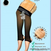 k4-6006-6 Vinconte Женские теплые лосины имитация капрона с мехом, 5-6, 1 пачка (6 шт)