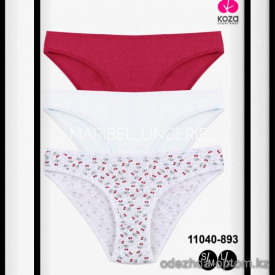b5-11040-893 Koza Underwear Трусики женские: комплект тройка, S-XL, 1 пачка (3 шт)
