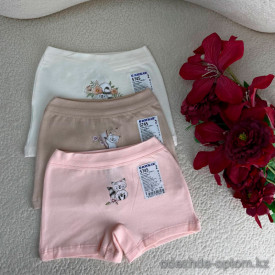 d7-5745-1 Baykar Трусики подростковые шортики на девочку, 7 (13-14) лет, 1 пачка (12 шт)