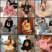 b16-0148 Комплект женской пижамы: кофта и штаны, стандарт, 1 пачка (5 шт)