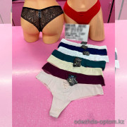 b6-1919 Coeur Joie Трусики женские бразилианы кружевные, S-XL, 1 пачка (6 шт)