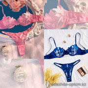 b13-23060 Комплект кружевного нижнего белья: бюстгальтер и трусики, S-L, 1 пачка (3 шт)