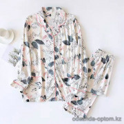 b15-2429 Комплект женской пижамы: рубашка и штаны, стандарт (до 52), 1 пачка (3 шт)