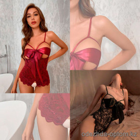 b16-5457 Боди женское кружевное с доступом, стандарт, 1 пачка (3 шт)