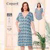 e1-12104 Cotpark Платье женское домашнее, 6XL-8XL, viscose, 1 пачка (3 шт)