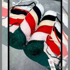 b5-9819-1 DuoDuoKeKe Бюстгальтер кружевной на тонком поролоне, чашка В, 1 пачка (6 шт) b5-9819-1 DuoDuoKeKe Бюстгальтер кружевной на тонком поролоне, чашка В, 1 пачка (6 шт)