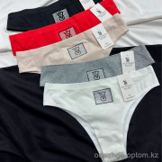 b16-8497 Трусики женские однотонные танго, XL-3XL, 1 пачка (12 шт)