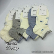 n4-0703 Носки женские, 36-40, 1 пачка (10 пар)