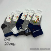 n4-0704 Носочки детские, 0-2 года, 1 пачка (10 пар)