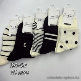 n4-SL-01-2 София Носки женские, 36-40, 1 пачка (10 пар)