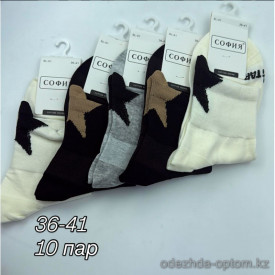 n4-SL-01-4 София Носки женские, 36-41, 1 пачка (10 пар)