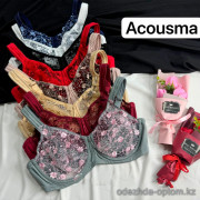 b16-6145 Acousma Бюстгальтер без поролона, чашка D, 1 пачка (6 шт)