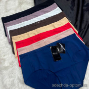 b16-6380 Acousma Трусики женские однотонные, M-XL, 1 пачка (6 шт)