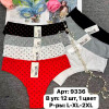 b6-9336 Трусики женские с принтом, L-2XL, 1 пачка (12 шт)