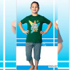 e1-7131 Пижама подростковая на мальчика: футболка и шорты, 9-14 лет, хлопок, 1 пачка (4 шт)