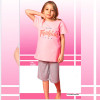 e1-8128 Пижама подростковая на девочку: футболка и шорты, 9-14 лет, cotton, 1 пачка (4 шт)