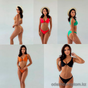 b13-3008 Купальник женский раздельный, S-L, 1 пачка (3 шт)