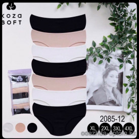 b5-2085-12 Koza Underwear Комплект женских трусиков: неделька, большие размеры, 1 пачка (7 шт)