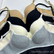 b16-4522 Бюстгальтер на тонком поролоне с пуш-ап, чашка B, 1 пачка (3 шт)