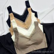 b16-4523 Топ женский с чашечками, L-2XL, 1 пачка (3 шт)