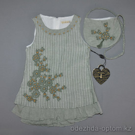 d4-3936 Детское платье с сумочкой, 3-6 лет, 1 пачка (4 шт)
