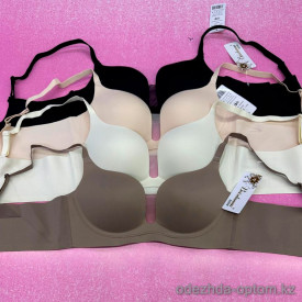b6-809-4 Beisdanna Бюстгальтер бесшовный без косточек, M-XL, 1 пачка (6 шт)